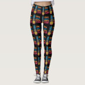 Kinda Sweet Kinda Stabby Pineapple Leggings (Voorkant)