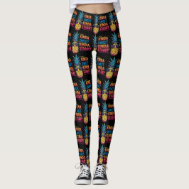 Kinda Sweet Kinda Stabby Pineapple Leggings