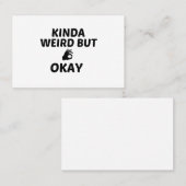 KINDA WEIRD MAAR OKAY FINGER VISITEKAARTJE (Voorkant / Achterkant)