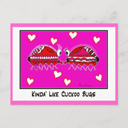 KINDA' ZOALS CUCKOO BUGcollectible trade Briefkaart (Voorkant)