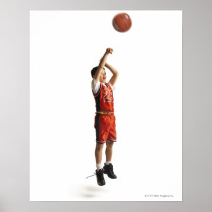 kindafrikaanse amerikaanse basketbalspeler poster