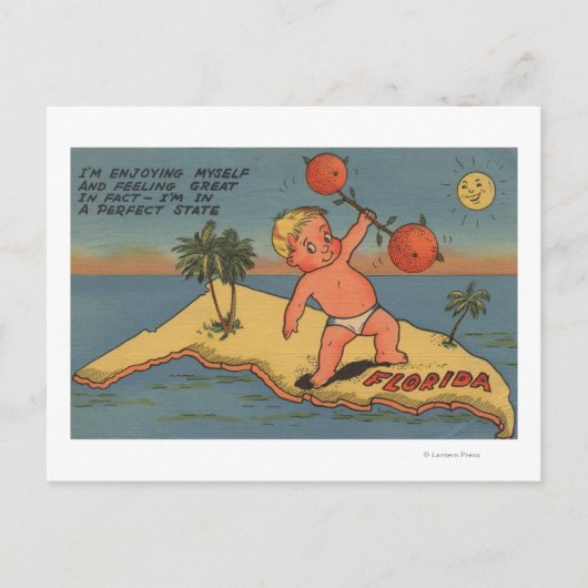 Kindarm van Sinaasappels Briefkaart (Voorkant)