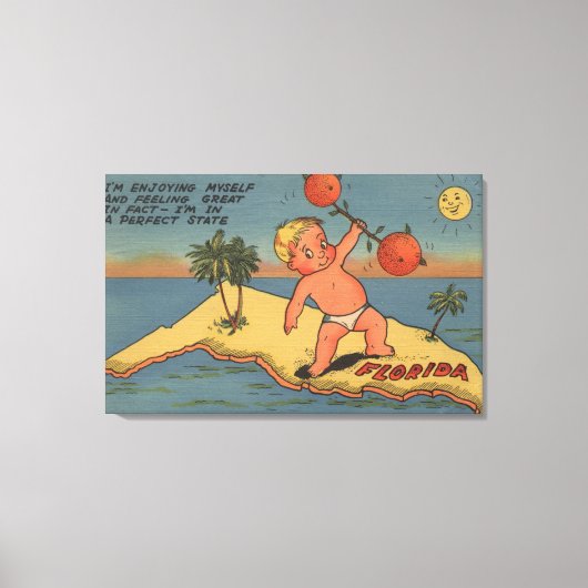 Kindarm van Sinaasappels Canvas Afdruk (Voorkant)