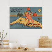 Kindarm van Sinaasappels Poster (Keuken)