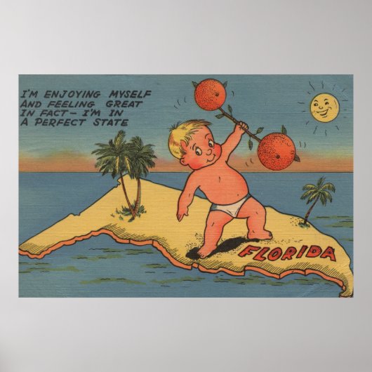 Kindarm van Sinaasappels Poster (Voorkant)