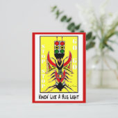 KINDA'S ALS EEN BUGLIGHT BRIEFKAART (Staand voorkant)