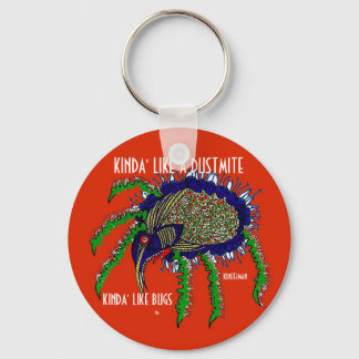 KINDA'S ALS EEN DUSTMITE SLEUTELHANGER