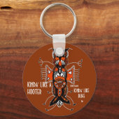 KINDA'S ALS EEN HOOTER SLEUTELHANGER (Voorkant)