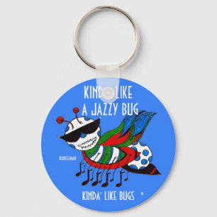 KINDA'S ALS EEN JAZZY BUG SLEUTELHANGER