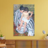 Kindbad, 1893 (olie op doek) canvas afdruk (Insitu (Woonkamer))