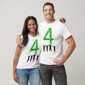 Kinder4Life groen, enkelvoudig, licht T-shirt (Unisex)
