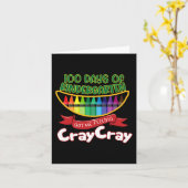 Kinder - 100 dagen Kindergarten hebben me het gevo Kaart (Gele Bloem)