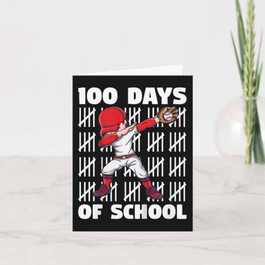 Kinder 100 dagen school Kinder 100ste dag van scho Kaart (Voorkant)