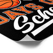 Kinder 100 dagen schoolbasketbal 100e poster (Hoek)