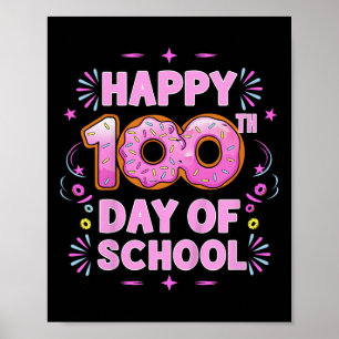 Kinder 100 dagen schoolkostuum peuter leraar st poster