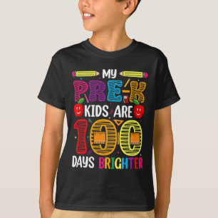 Kinder 100 dagen schoolleraar student t-shirt