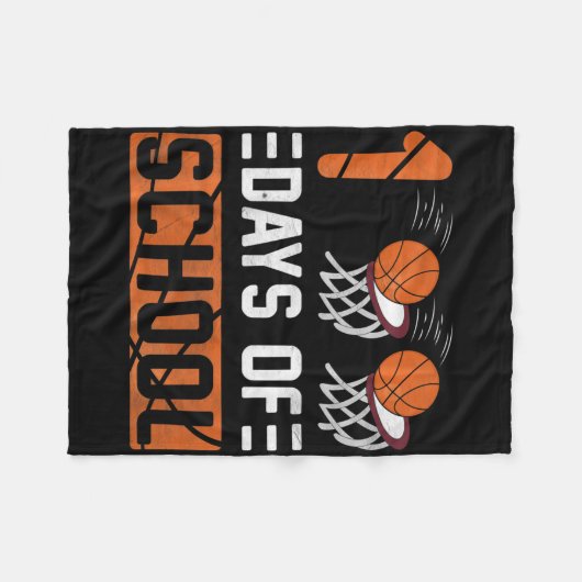 Kinder 100 dagen van school Kinder meisjes peuterj Fleece Deken (Voorkant (Horizontaal))