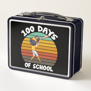 Kinder 100 dagen van schooljongens 100e dag honkba