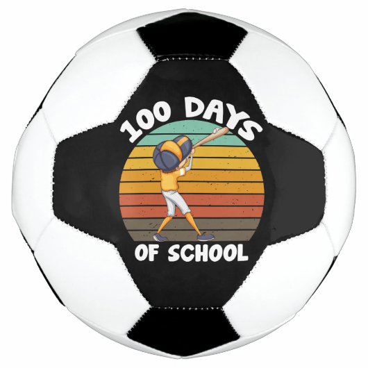 Kinder 100 dagen van schooljongens 100e dag honkba voetbal (Voorkant)