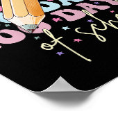 Kinder 100 dagen van schoolmeisjes Coquette Bow 10 Poster (Hoek)