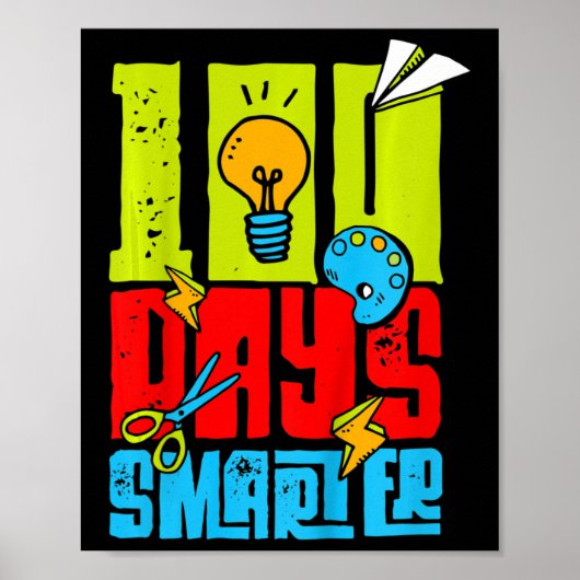 Kinder 100e dag van schooljongens 100 dagen van sc poster (Voorkant)