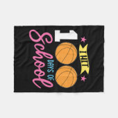 Kinder 100e dag van schoolmeisjes heb ik 100 dagen fleece deken (Voorkant (Horizontaal))