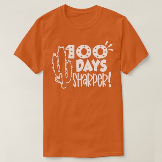 Kinder 100e schooldag 100 dagen Sharper Cactus T-shirt (Design voorkant)
