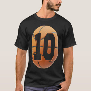 kinder 10 jaar oud Basketbal T-shirt