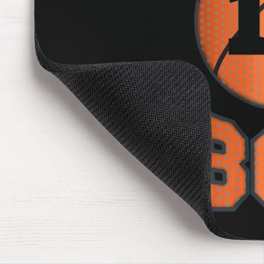 Kinder 10e 10 jaar oud Happy Birthday Boy Bask Muismat (Hoek)