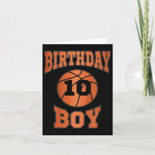 Kinder 10e 10 Tien jaar oude Happy Birthday Boy By Kaart