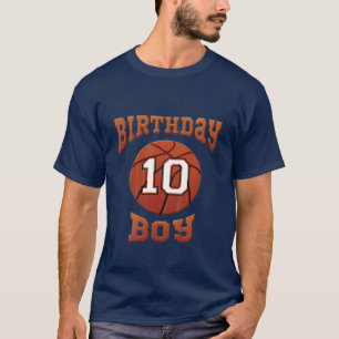Kinder 10e tiende 10 Tien jaar oud jongetje T-shirt