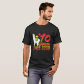 Kinder 10e verjaardag Llama Shirt Llamazing sinds (Voorkant volledig)