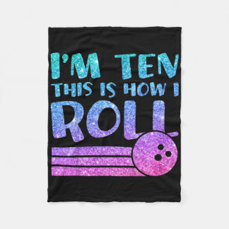 Kinder 10e Verjaardag Meisjes Bowling Gift - Ik be Fleece Deken