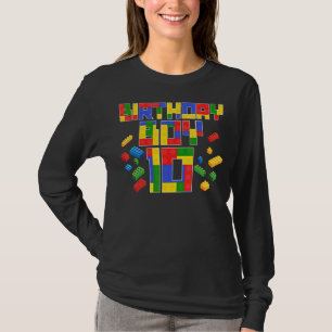 Kinder 10e Verjaardags Jongen Hoofdbouwer 10 Jaar  T-shirt