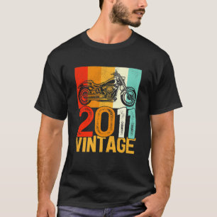 Kinder 11 jaar oude Vintage van de Retromotorfiets T-shirt