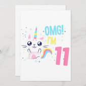 Kinder 11-jarige zondagsklok aankondiging (Voorkant / Achterkant)