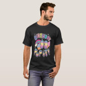 Kinder 11e Pop it Elthday Elf pap als gevierd T-shirt (Voorkant volledig)