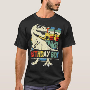 Kinder 11e verjaardag Jongen Dino Rex Dinosaur Boy T-shirt