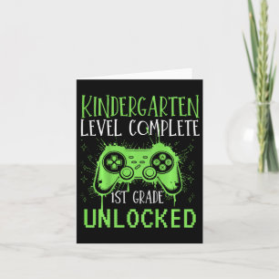 Kinder 1e klas ontgrendeld gamer school kleutersch kaart