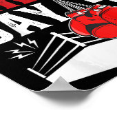 Kinder 1e Verjaardag Boksen Jongen 1 Jaar Oud Boks Poster (Hoek)