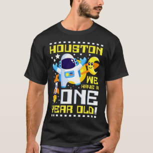 Kinder 1e verjaardag Houston We hebben een jaar ou T-shirt