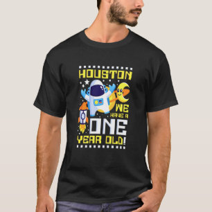 Kinder 1e verjaardag Houston We hebben een jaar ou T-shirt