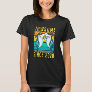 Kinder 1e Verjaardagshaai 1 jaar oud Jawsome sinds T-shirt