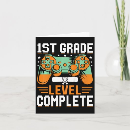 Kinder 1st Grade Level Compleet Afstuderen Videoga Kaart (Voorkant)