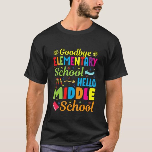 Kinder 2022 Middenschool Afstuderen elementair ond T-shirt (Voorkant)