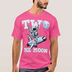 Kinder 2 De 2de verjaardag van de maan van 2 jaar T-shirt