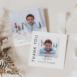 Kinder 2 foto Dank je wel Bedankkaart
