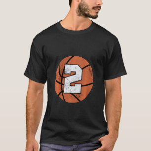 Kinder 2 jaar Kinder jongens meisjes Basketb T-shirt