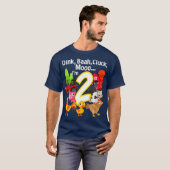 Kinder 2 jaar oud Boerderij op geboorte T-shirt (Voorkant volledig)