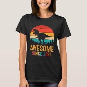Kinder 2 jaar oud Dinosaur 2e verjaardag Geweldige T-shirt